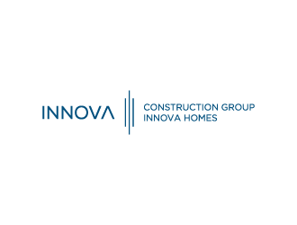 Innova Construction Group, Innova Homes logo design by pencilhand