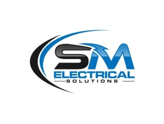 SM Electrical Solutions  logo design by agil