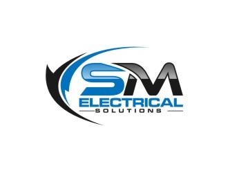 SM Electrical Solutions  logo design by agil