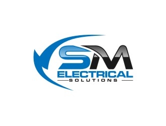 SM Electrical Solutions  logo design by agil