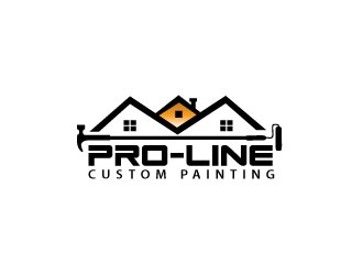 Pro-Line Custom Painting logo design by pixelour