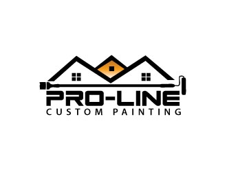 Pro-Line Custom Painting logo design by pixelour