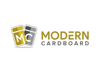 Modern Cardboard logo design by amar_mboiss