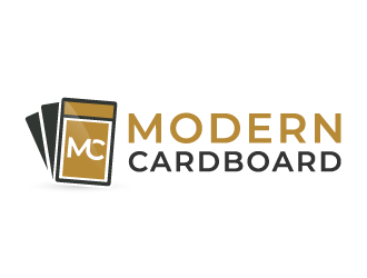 Modern Cardboard logo design by akilis13