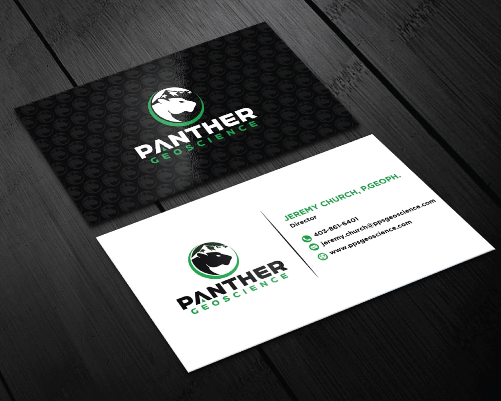 Panther Geoscience logo design by Boomstudioz