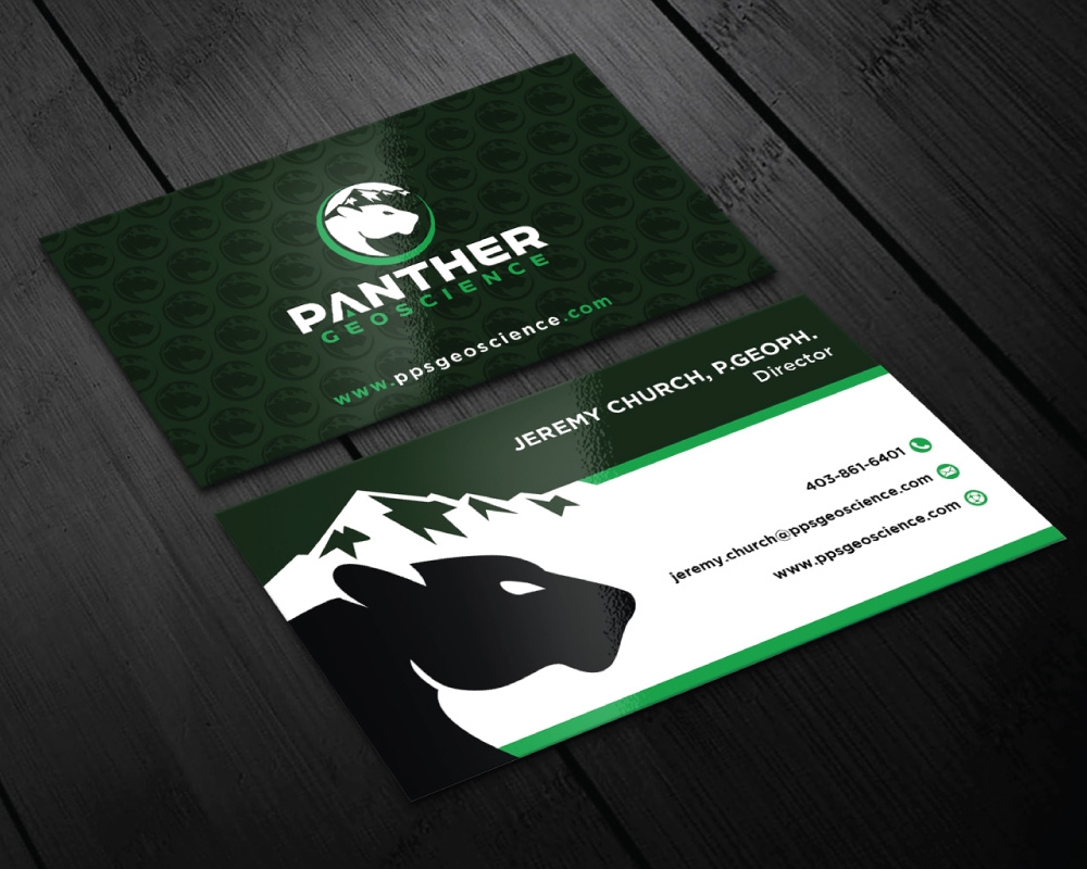 Panther Geoscience logo design by Boomstudioz