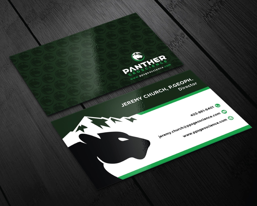 Panther Geoscience logo design by Boomstudioz