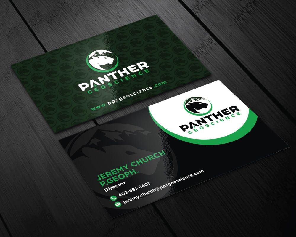 Panther Geoscience logo design by Boomstudioz