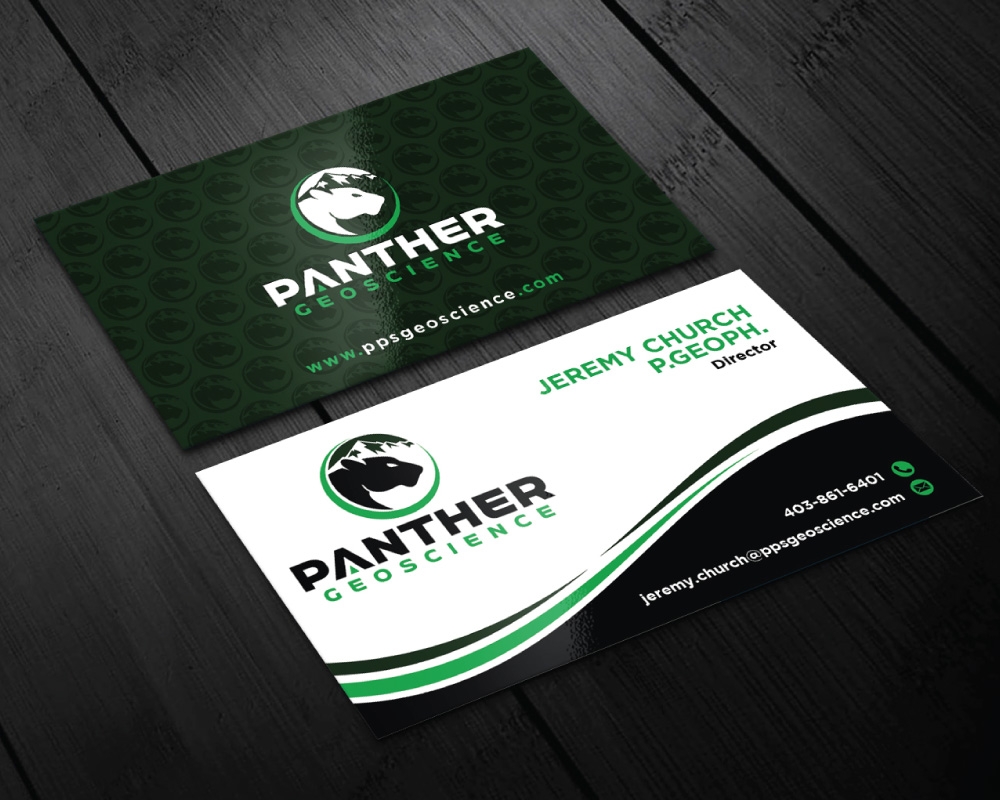 Panther Geoscience logo design by Boomstudioz