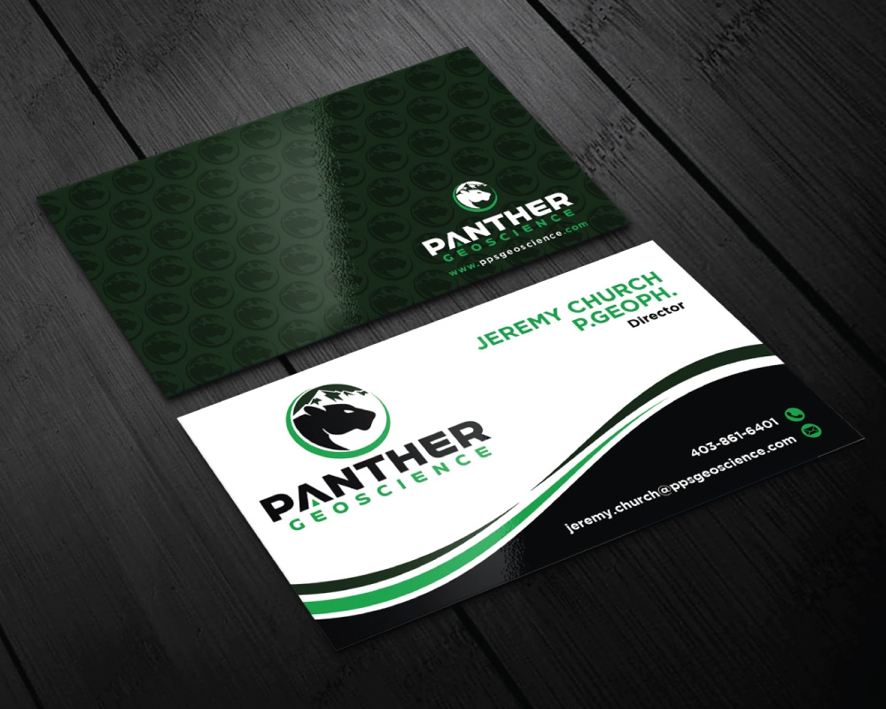 Panther Geoscience logo design by Boomstudioz