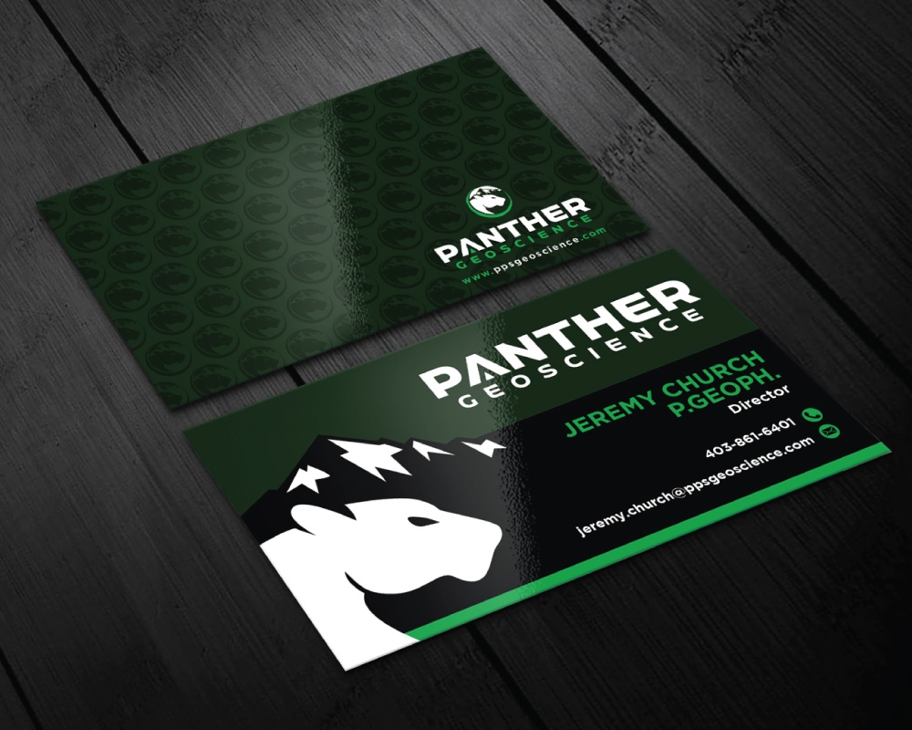 Panther Geoscience logo design by Boomstudioz