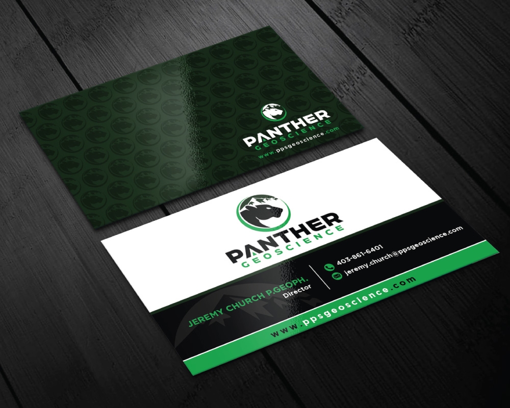 Panther Geoscience logo design by Boomstudioz