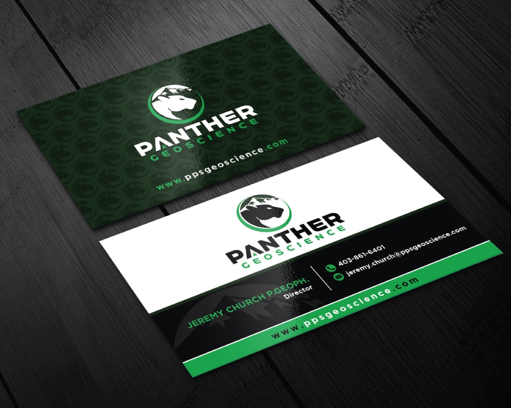 Panther Geoscience logo design by Boomstudioz