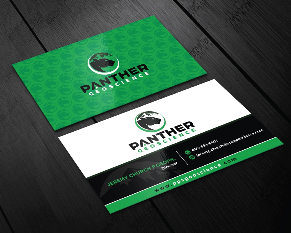 Panther Geoscience logo design by Boomstudioz