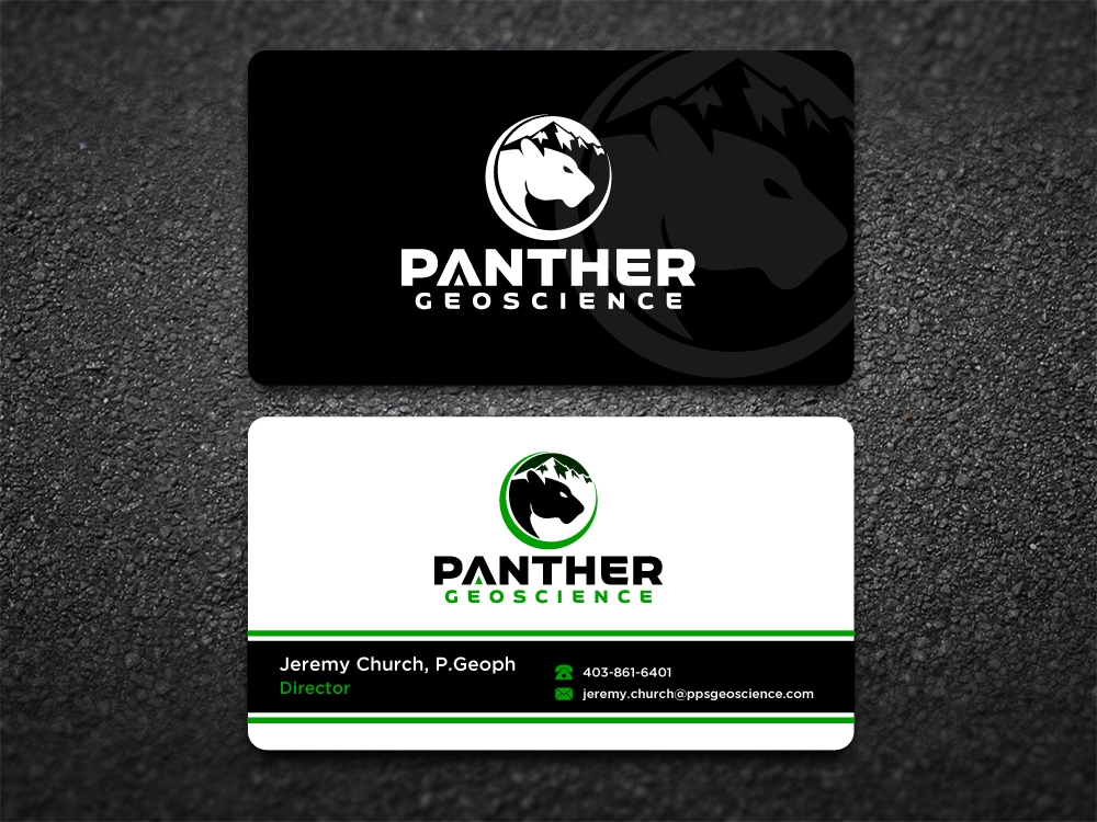 Panther Geoscience logo design by labo