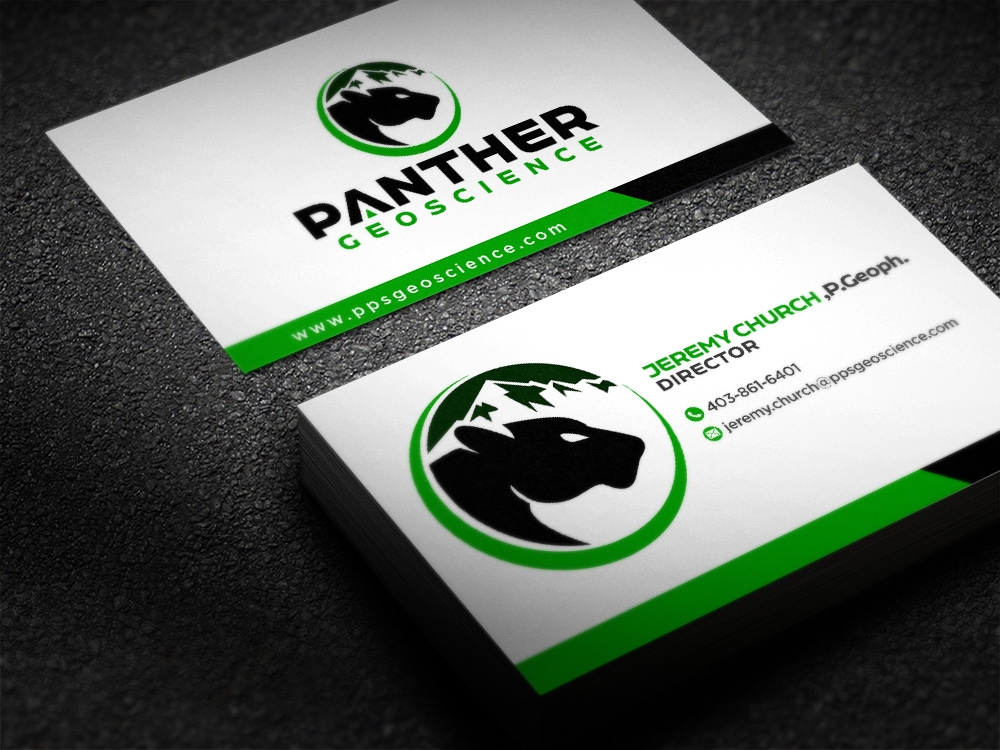 Panther Geoscience logo design by scriotx