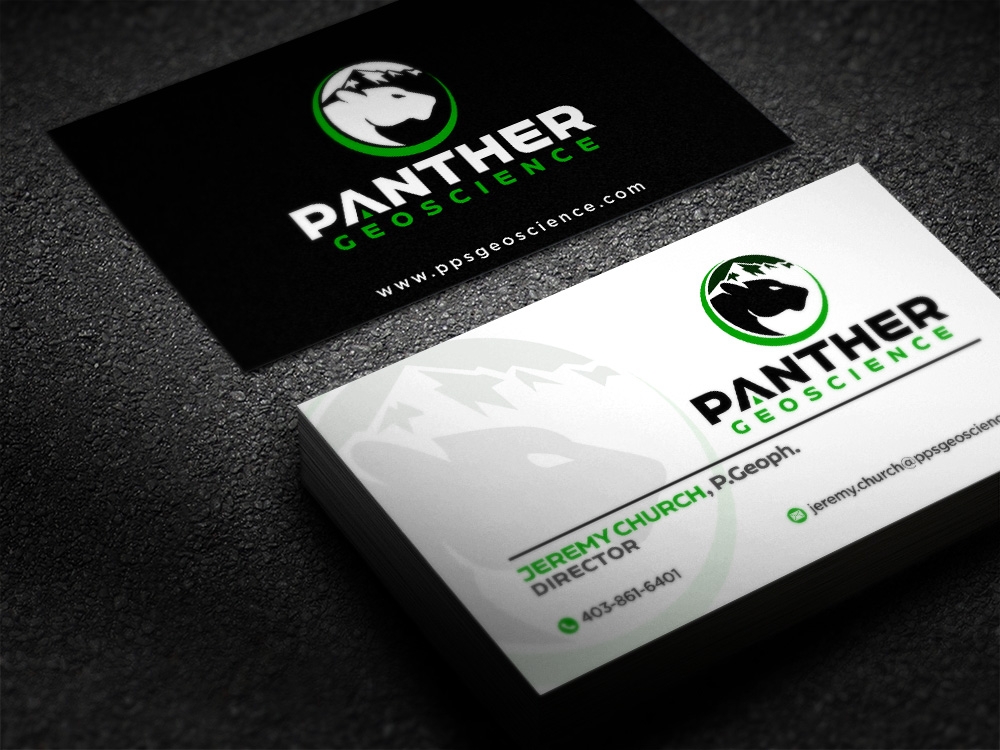 Panther Geoscience logo design by scriotx