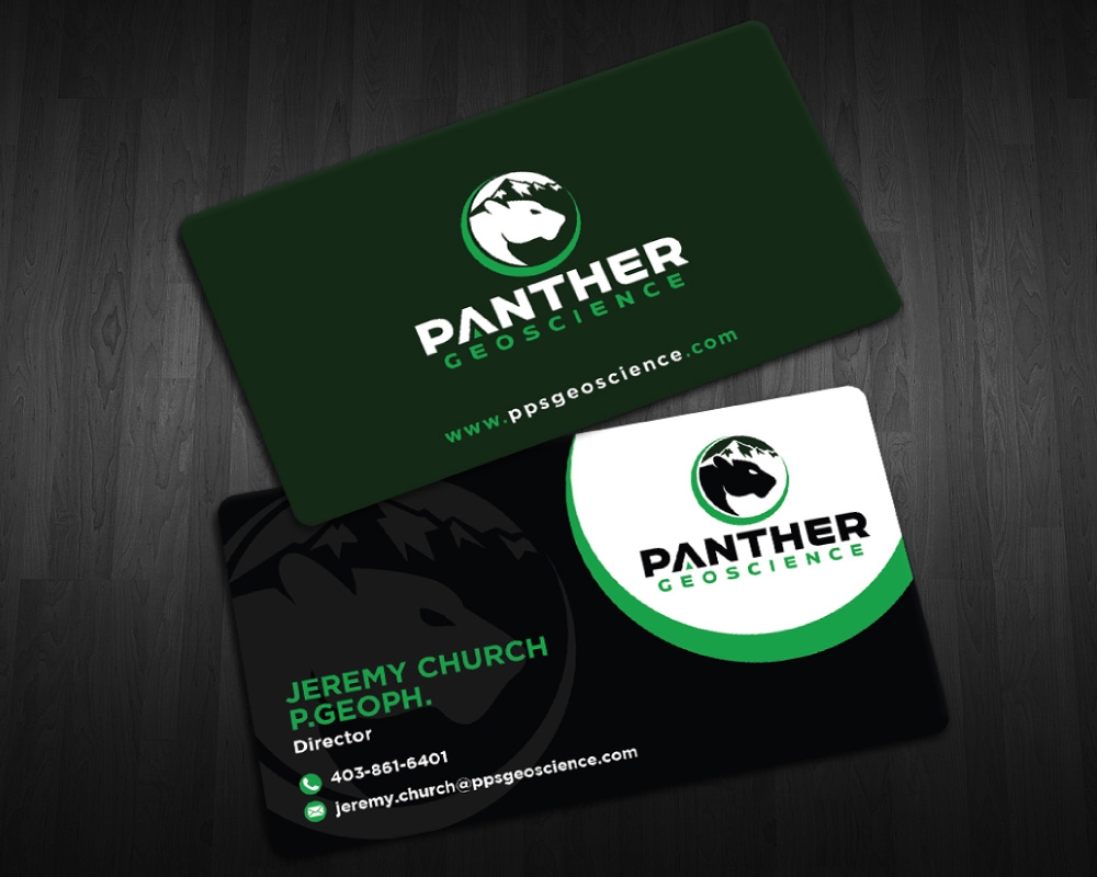 Panther Geoscience logo design by Boomstudioz