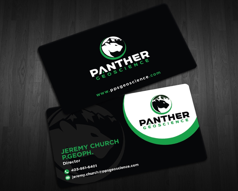 Panther Geoscience logo design by Boomstudioz