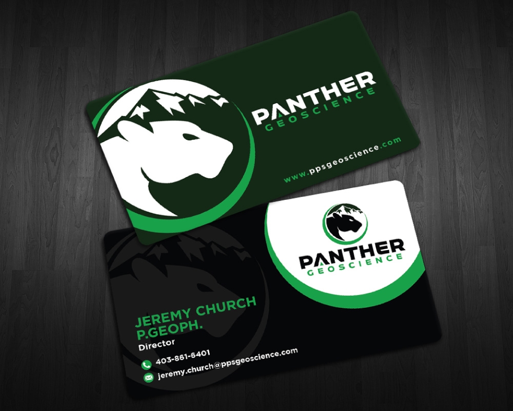 Panther Geoscience logo design by Boomstudioz