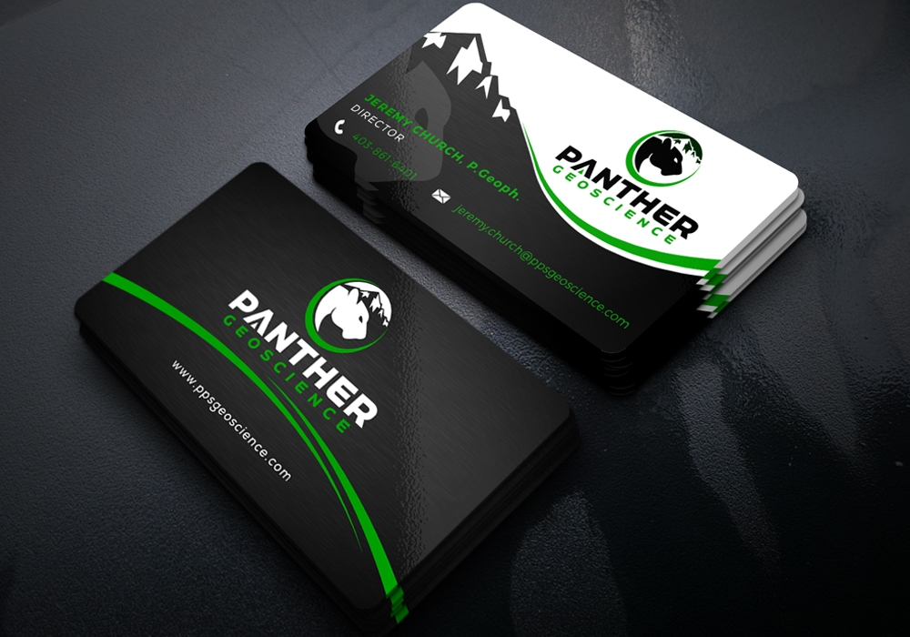 Panther Geoscience logo design by Gelotine