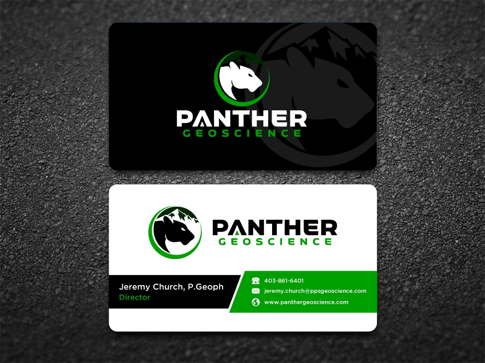 Panther Geoscience logo design by labo