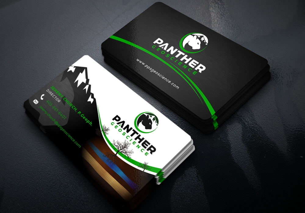 Panther Geoscience logo design by Gelotine