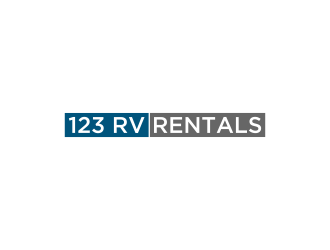 123 RV RENTALS logo design by salis17