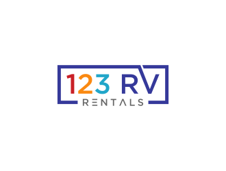 123 RV RENTALS logo design by salis17