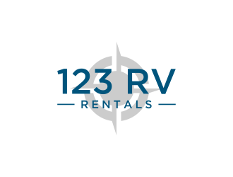 123 RV RENTALS logo design by salis17