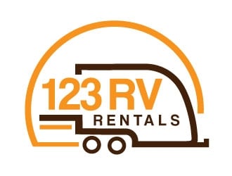 123 RV RENTALS logo design by Suvendu