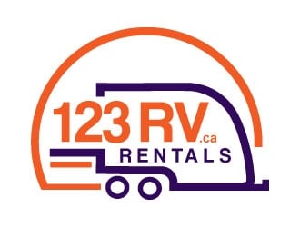 123 RV RENTALS logo design by Suvendu