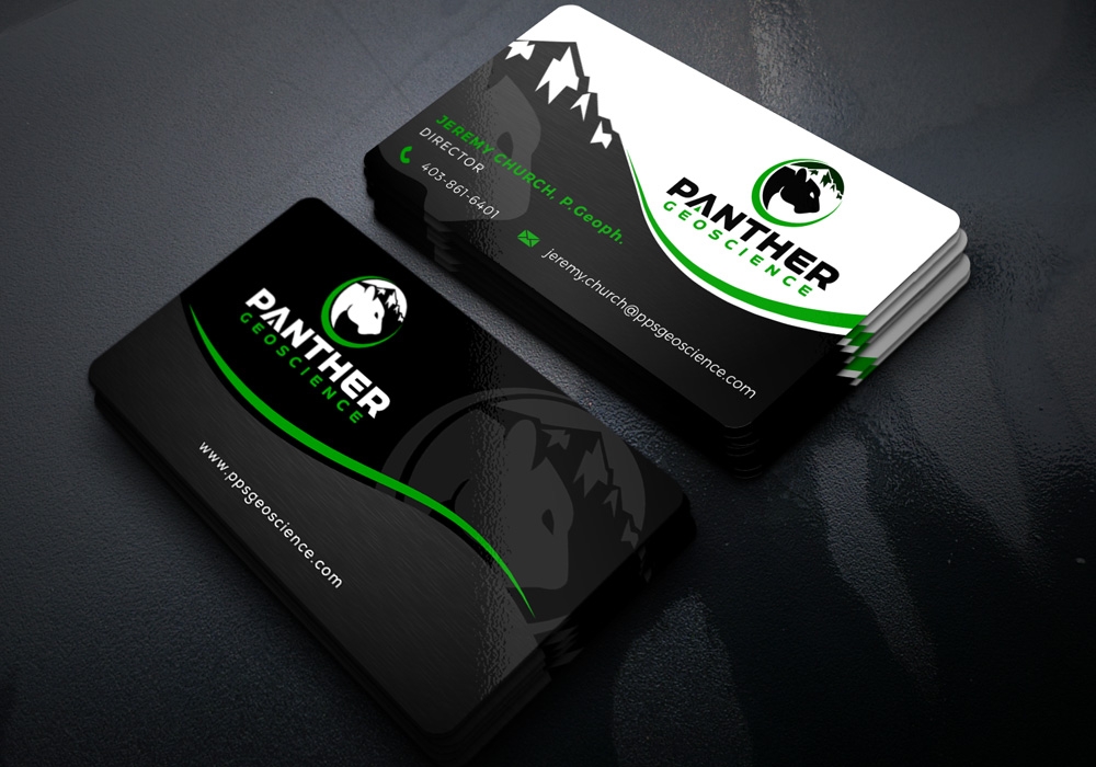 Panther Geoscience logo design by Gelotine