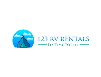 123 RV RENTALS logo design by meliodas