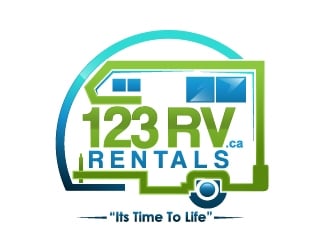 123 RV RENTALS logo design by Suvendu