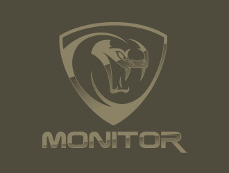 Monitor logo design by Cekot_Art