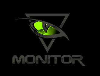 Monitor logo design by Cekot_Art