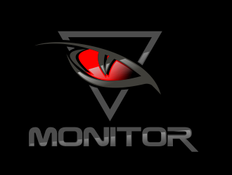 Monitor logo design by Cekot_Art