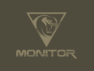 Monitor logo design by Cekot_Art