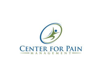 Center for Pain Management logo design by oke2angconcept