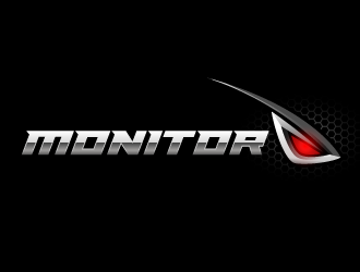 Monitor logo design by pencilhand