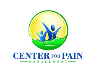 Center for Pain Management logo design by DesignPal