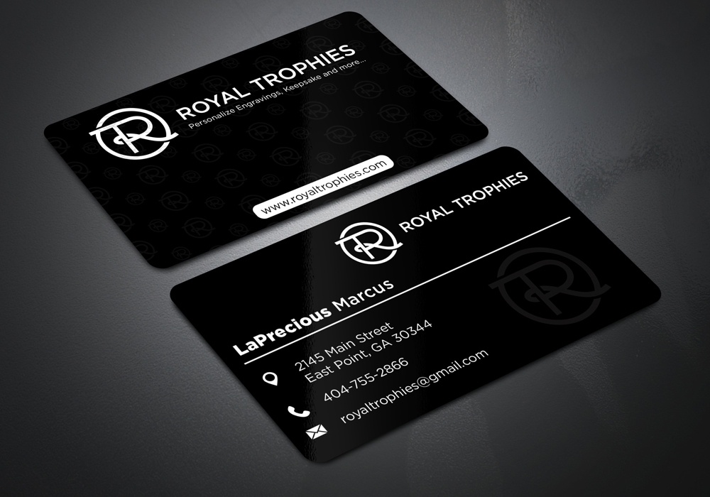 Royal Trophies logo design by Gelotine