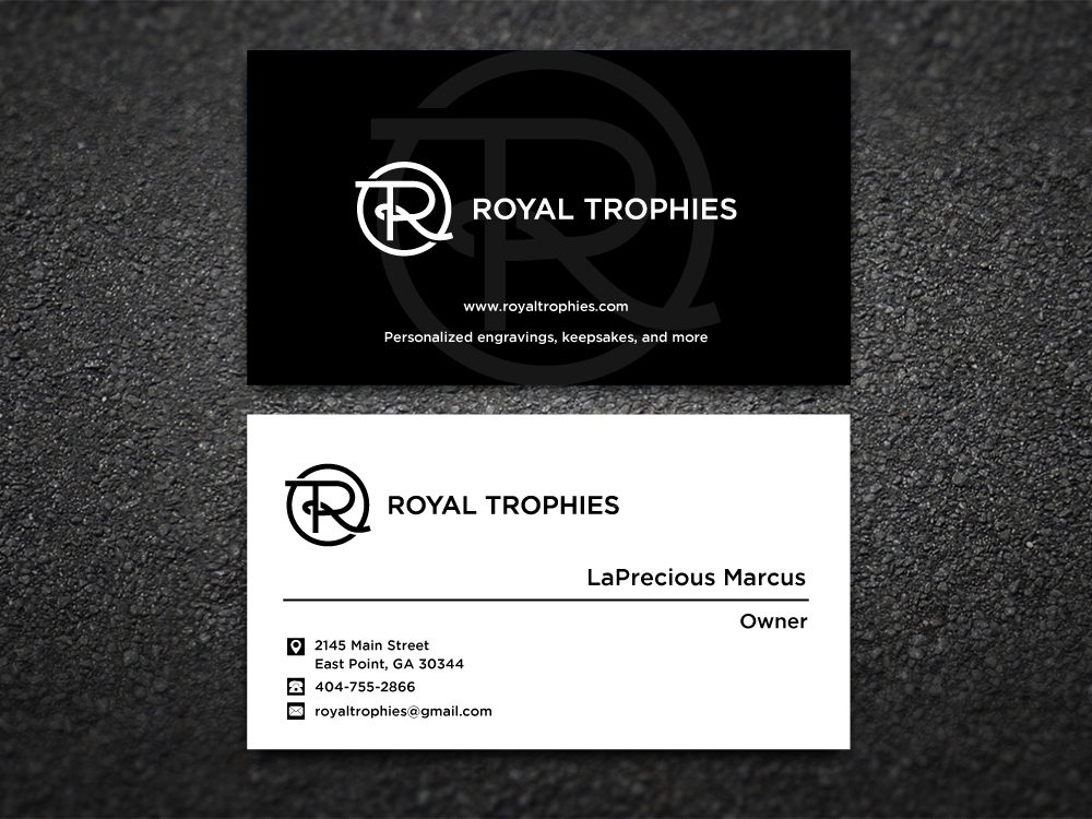 Royal Trophies logo design by labo