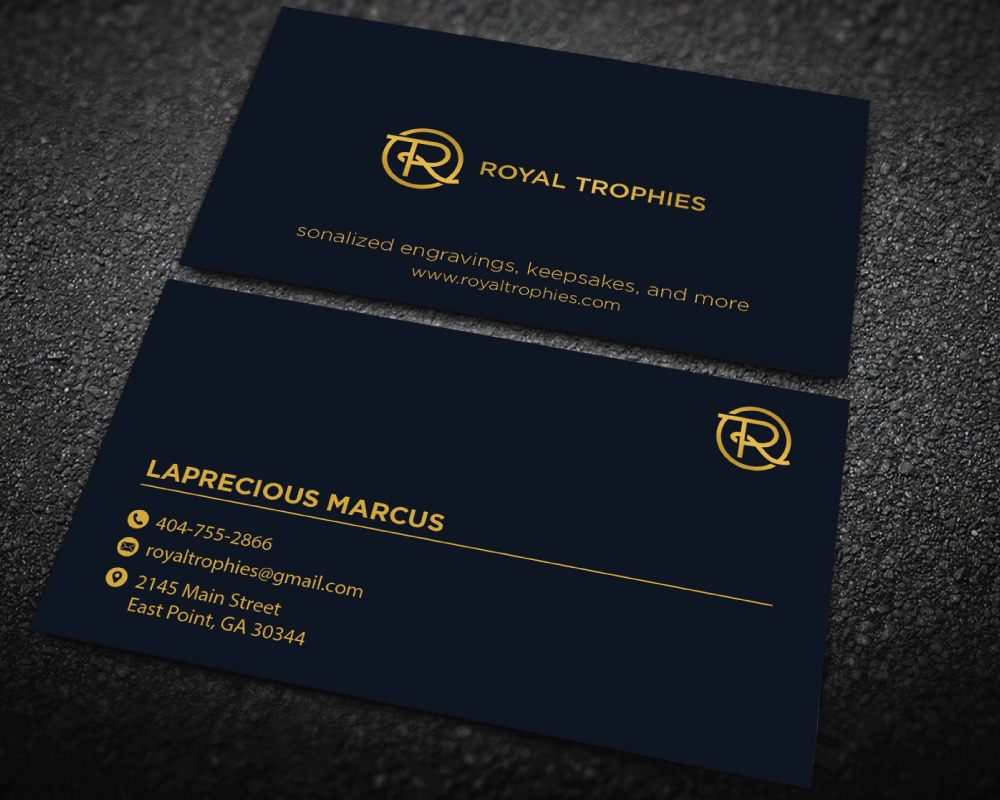 Royal Trophies logo design by Boomstudioz