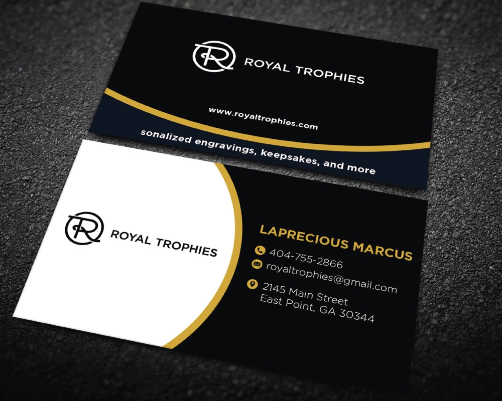 Royal Trophies logo design by Boomstudioz