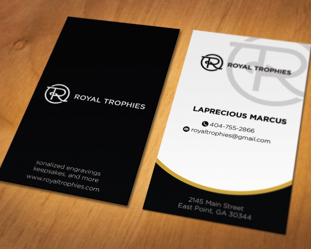 Royal Trophies logo design by Boomstudioz