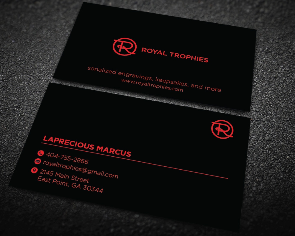 Royal Trophies logo design by Boomstudioz