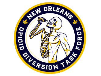 New Orleans Opioid Diversion Task Force  logo design by schiena