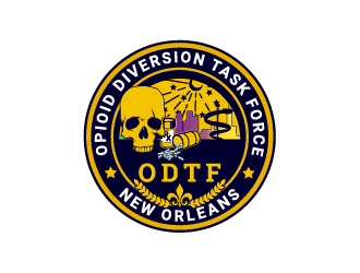 New Orleans Opioid Diversion Task Force  logo design by IanGAB